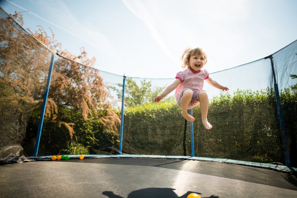 havetrampolin til nedgravning