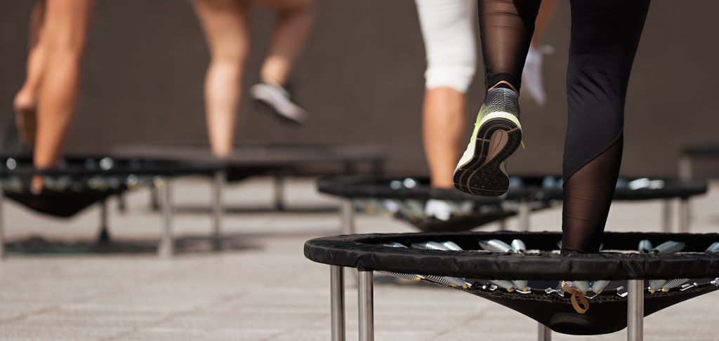 Fitness trampolin til gymnastik